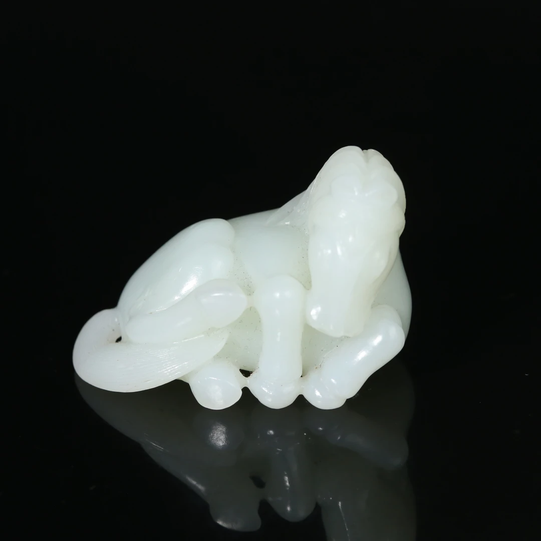 二十世纪和田玉卧马把件HTYS250911059