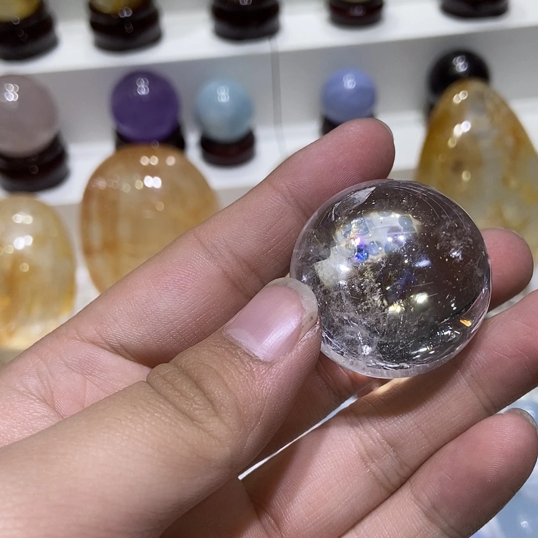 水晶未镶嵌珠宝半成品