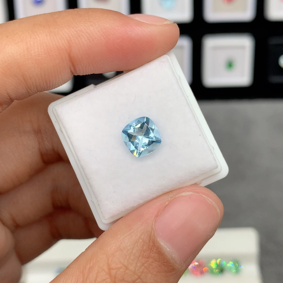 裸石海蓝宝石1.35克拉