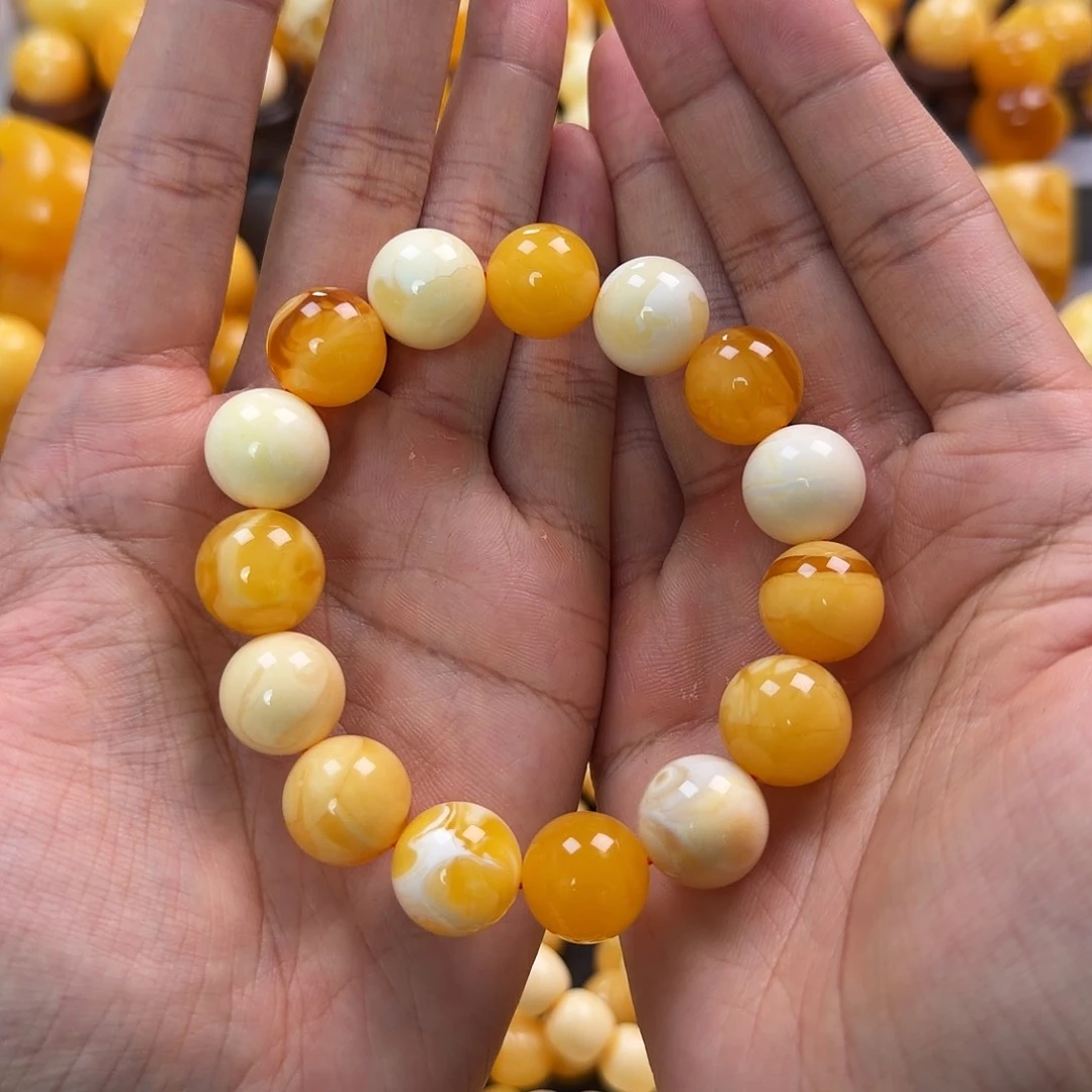 琥珀未镶嵌珠宝奇石25mm