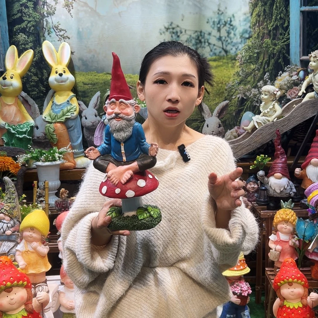 花园摆件红红火火