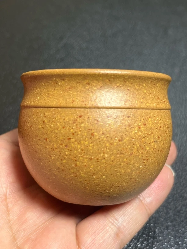 宜兴原矿紫砂杯50cc黄降坡料