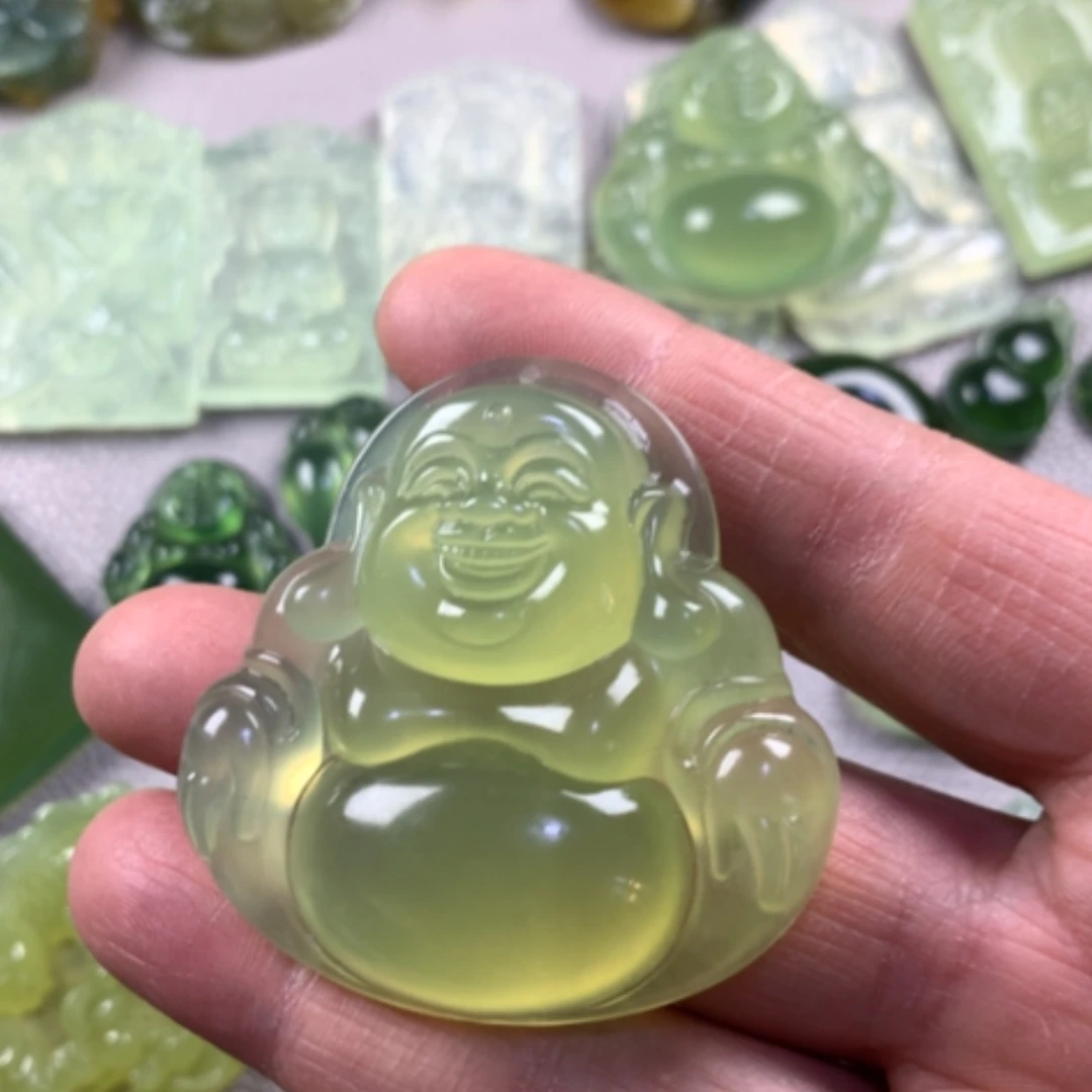 【闪购商品】蛇纹石玉吊坠未镶嵌现**后