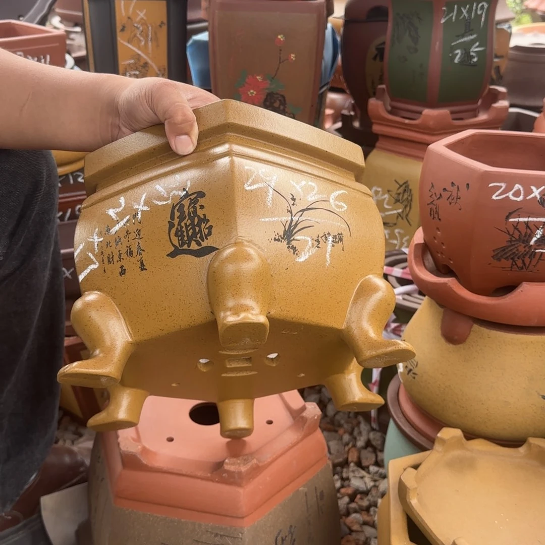 紫砂花盆花盆盆景盆栽