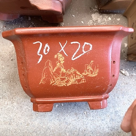 紫砂花盆手工制作