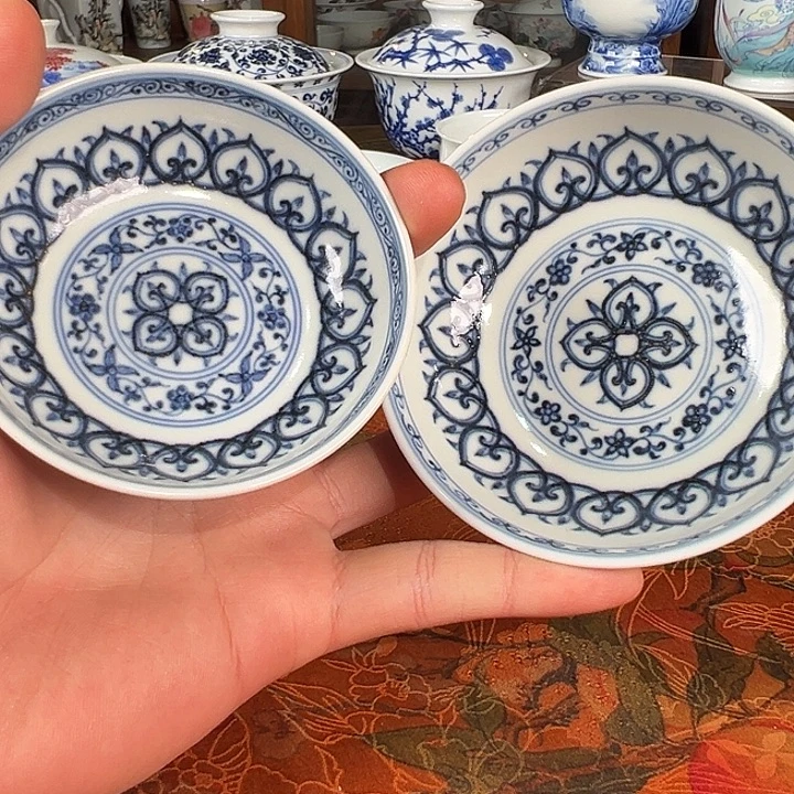 陶杯子元煦窑宝相大小普洱杯