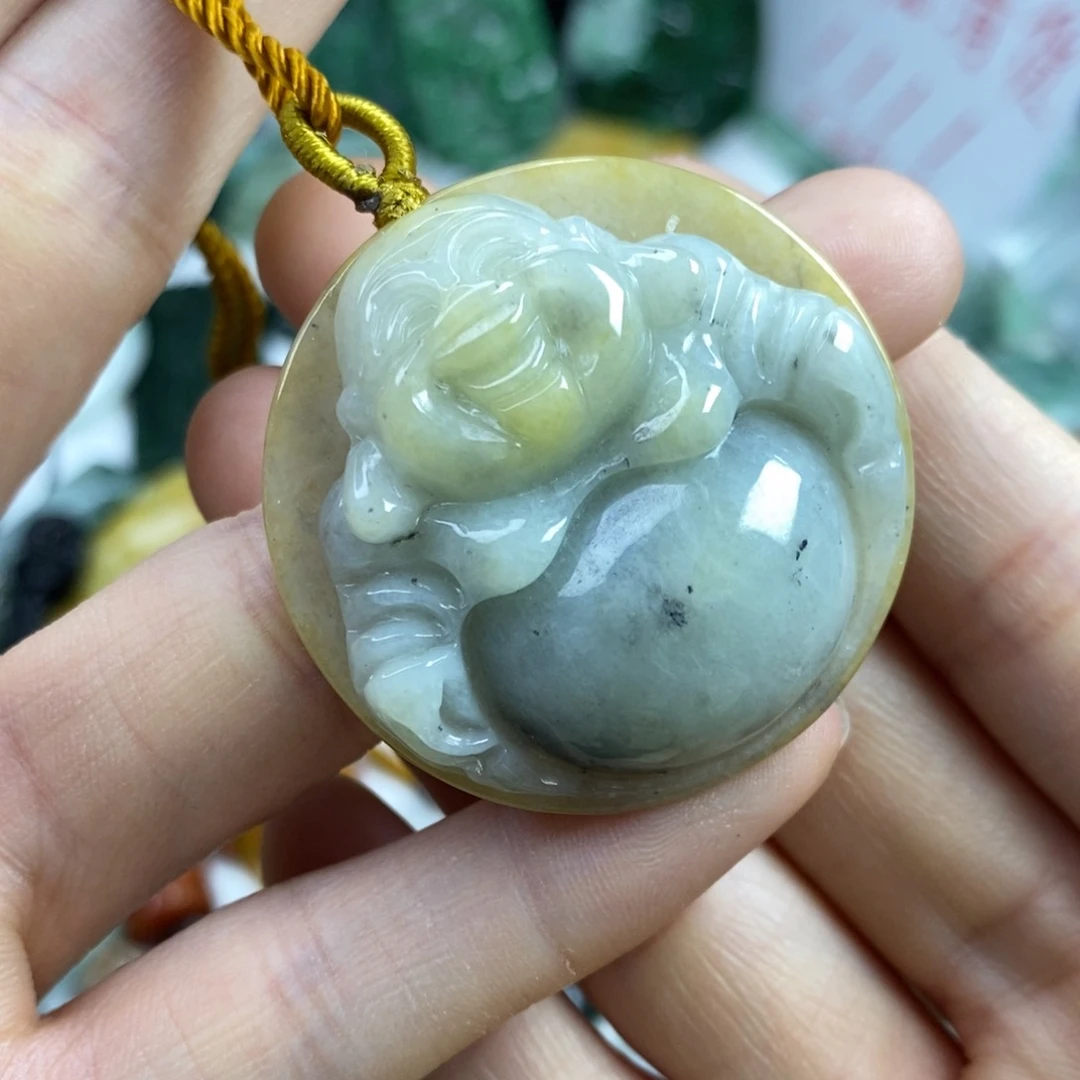 翡翠颈饰未镶嵌吊坠