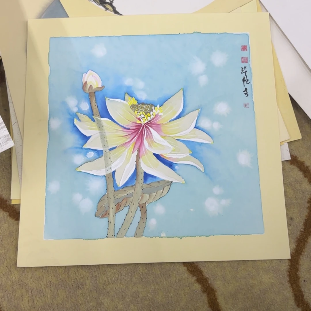 国画33-33卡纸作品童