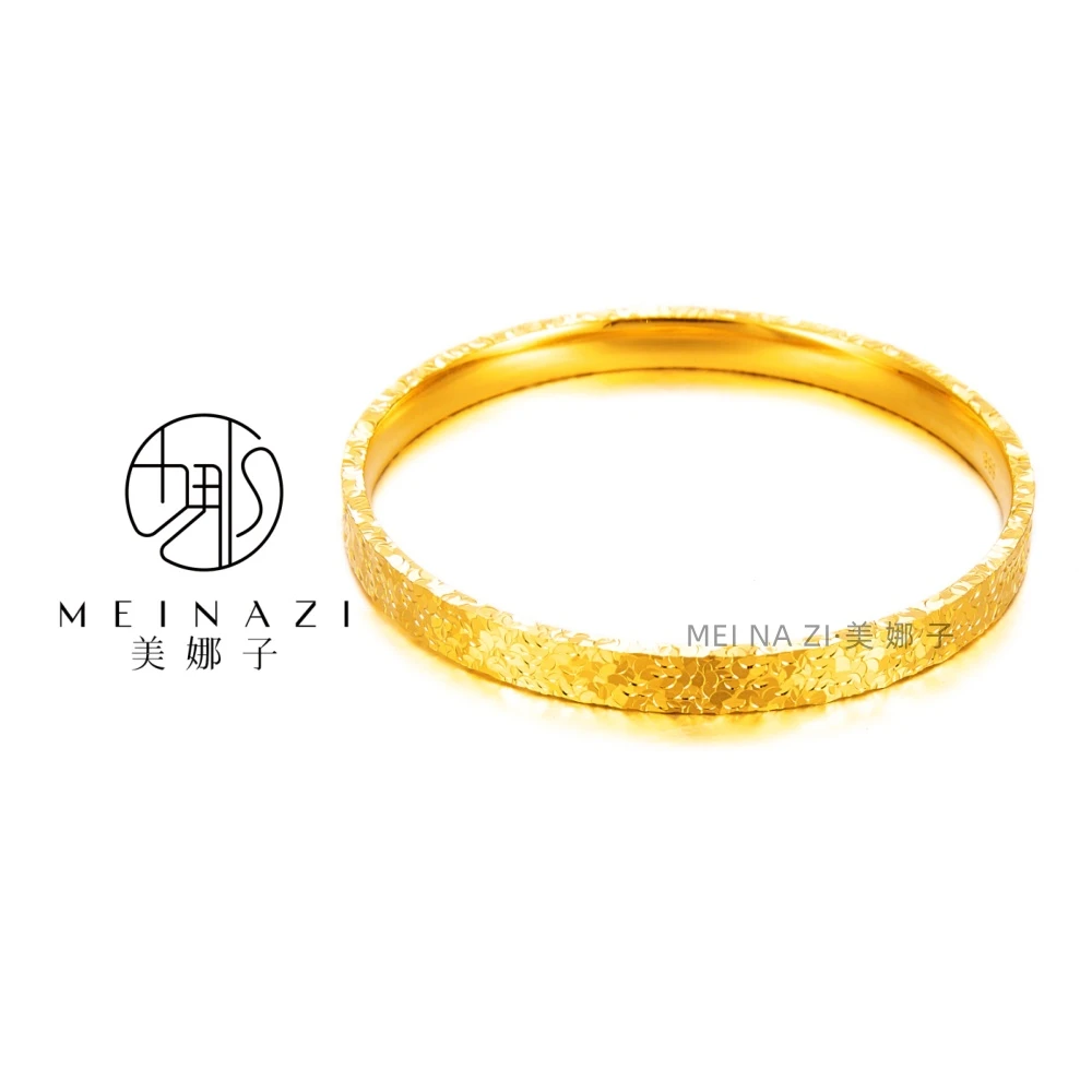 手镯 手镯   MEINA/《精工》爆闪三面碎碎冰手镯新款手工时尚