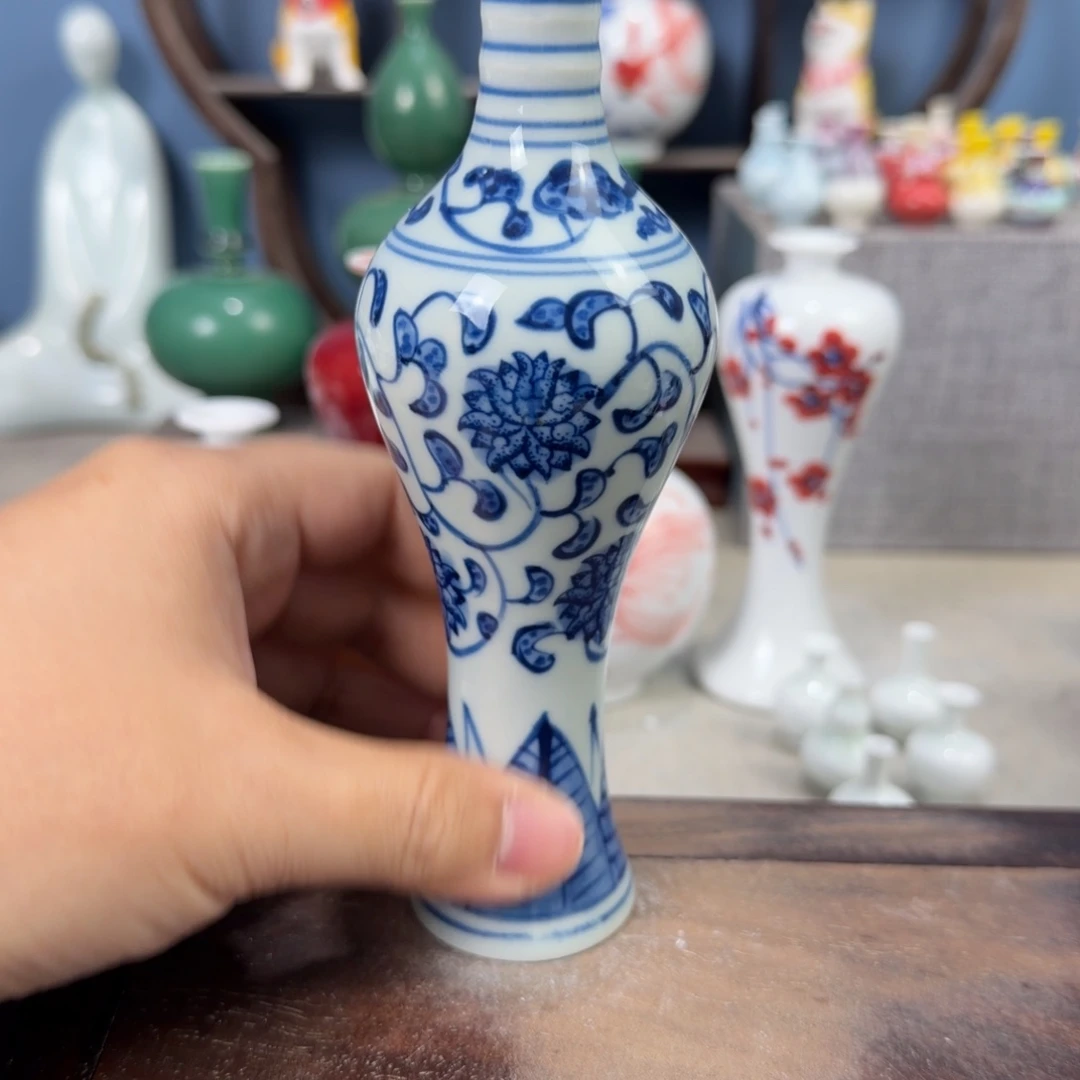 陶瓷手工小花器摆件