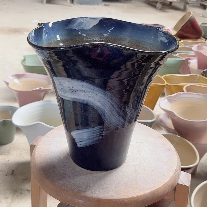 瓶口20高24瑕景德镇陶瓷学院满29包邮