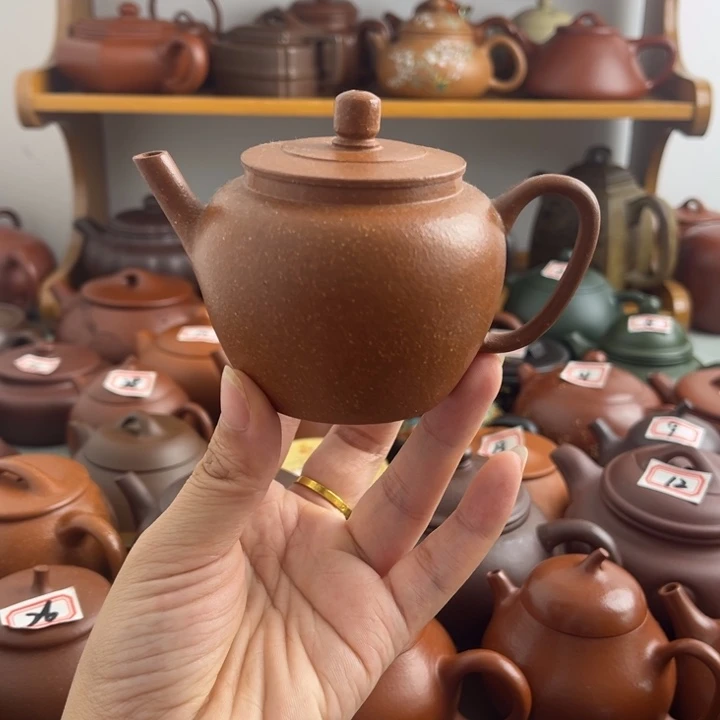 茶壶紫砂150cc降坡半手