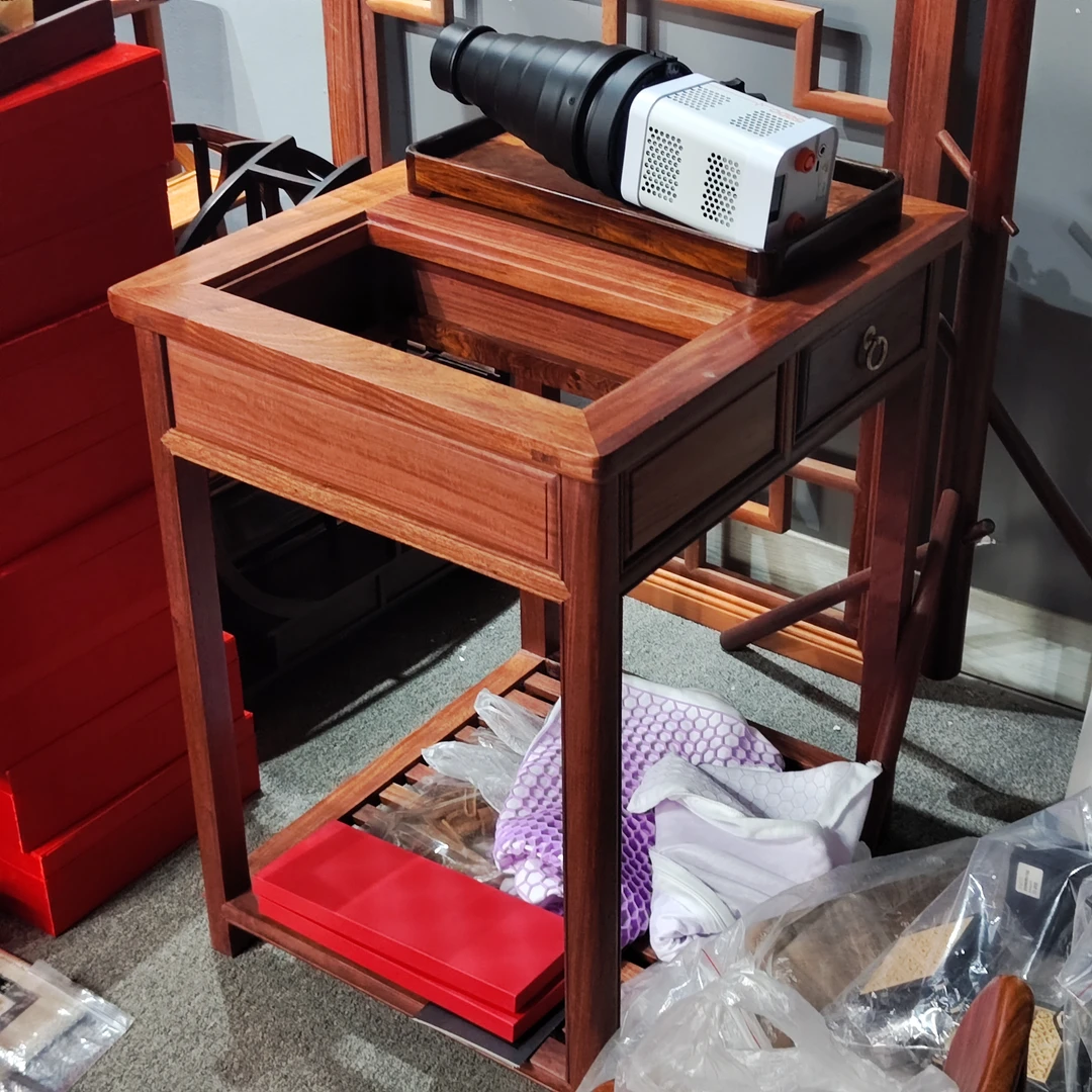 缅甸花梨木茶水架