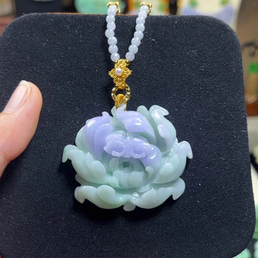翡翠未镶嵌颈饰天然翡翠