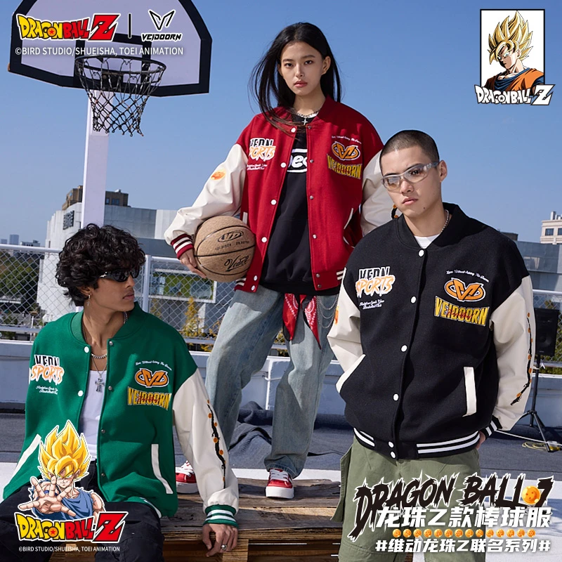 【当季新品】维动龙珠棒球服美式棒球服春夏潮流情侣棒球服时尚