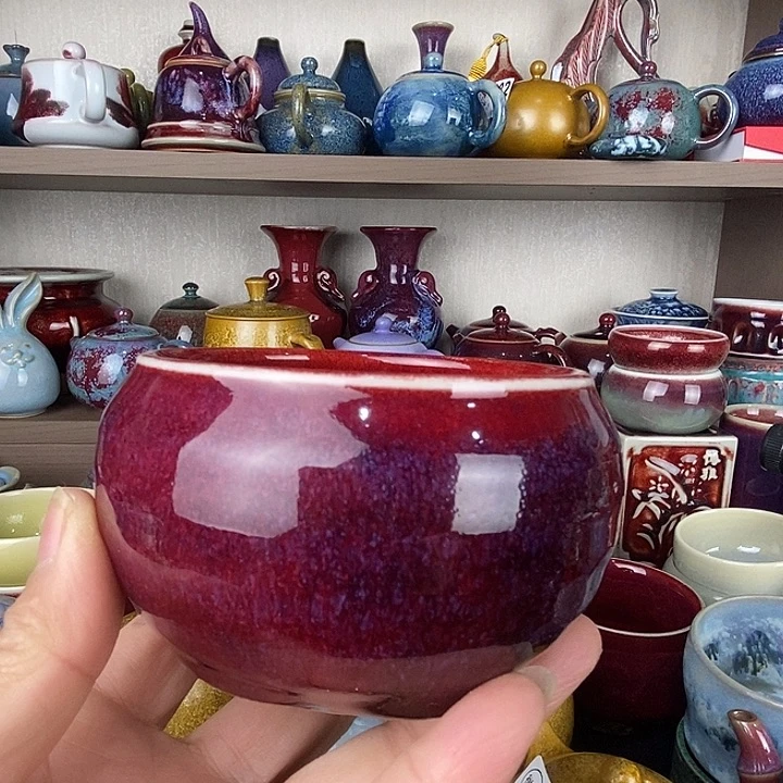 滕***成茶盏中国神后钧瓷茶具