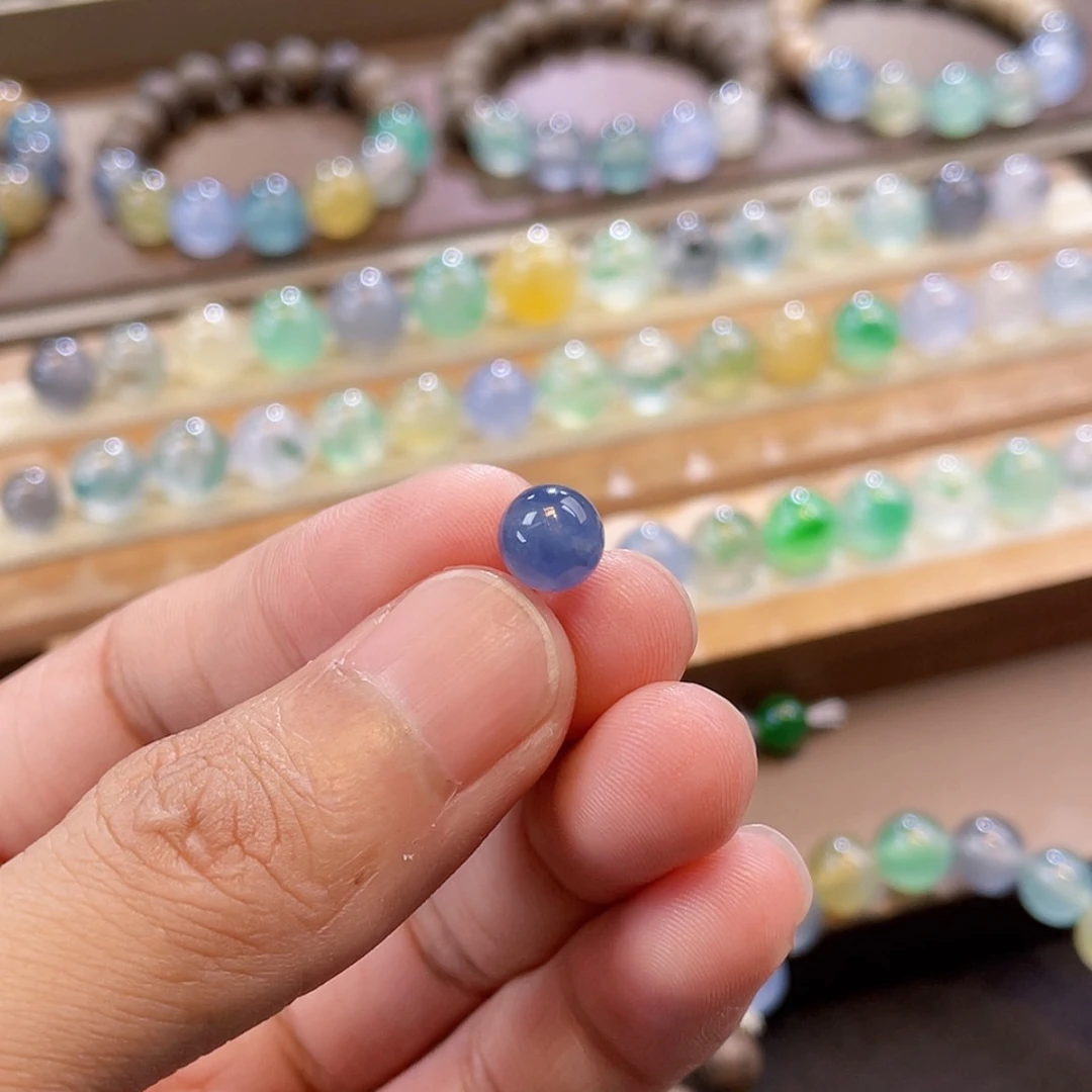 【闪购商品】颈饰未镶嵌翡翠卡8蓝莓色