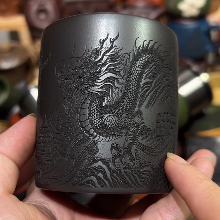 茶杯紫砂宜兴紫砂主人杯