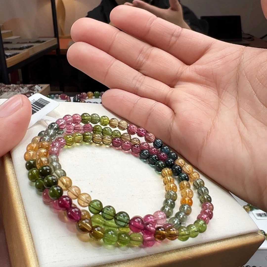 手串碧玺未镶嵌5mmmmm