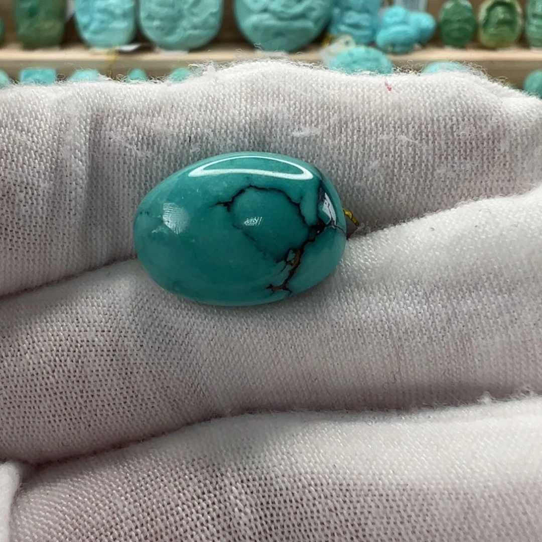 未镶嵌绿松石随形13mm