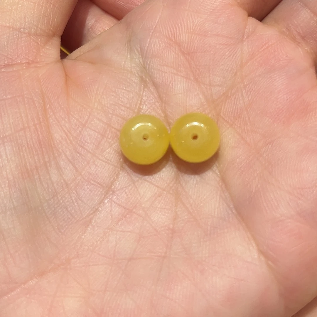 琥珀颈饰未镶嵌蜜蜡珠