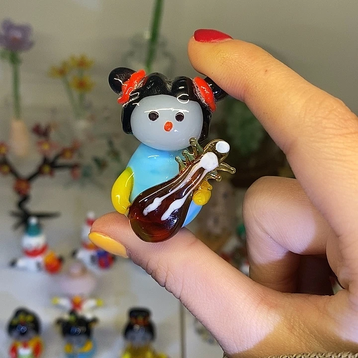 琉璃手工艺品仕女