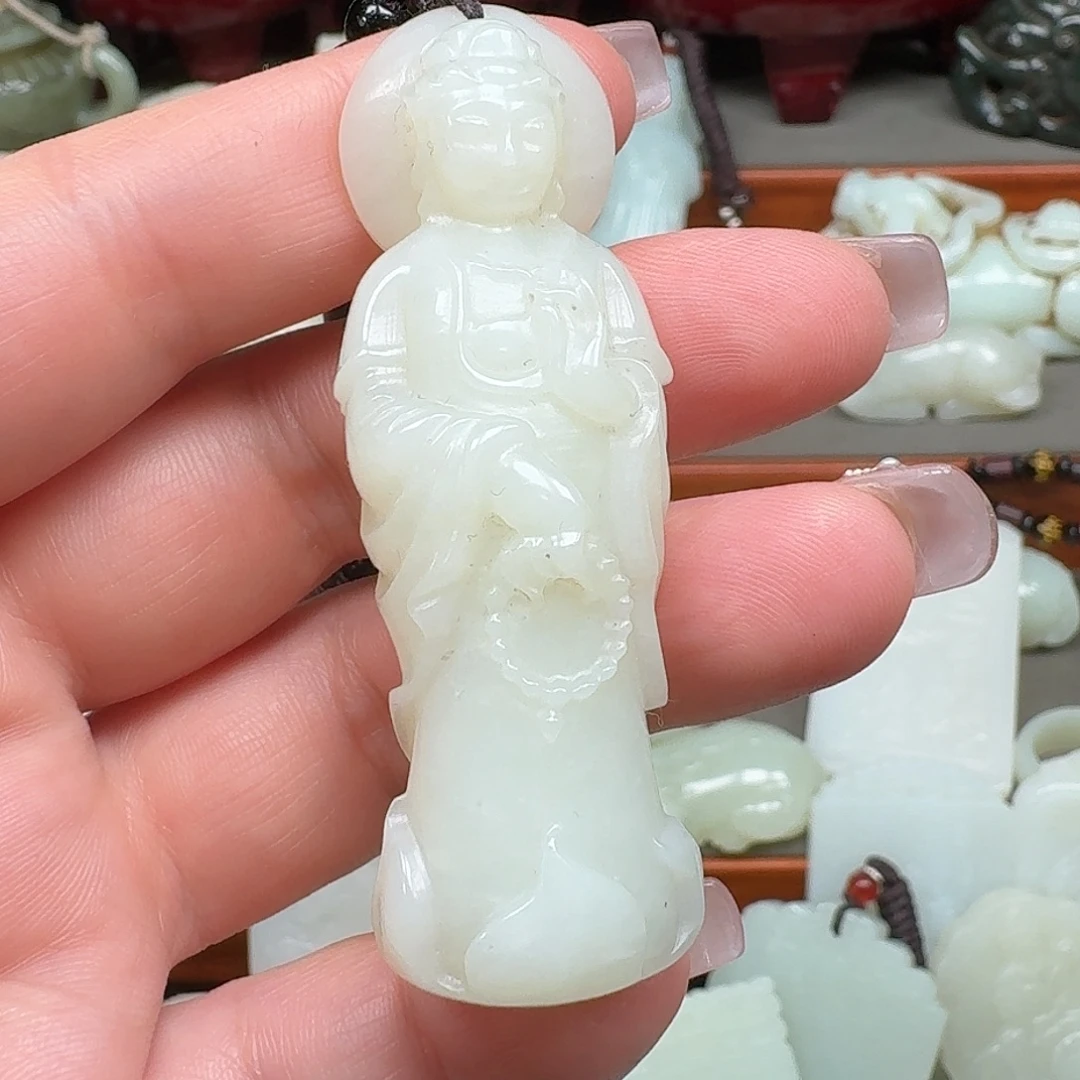 用***5和田玉未镶嵌把件