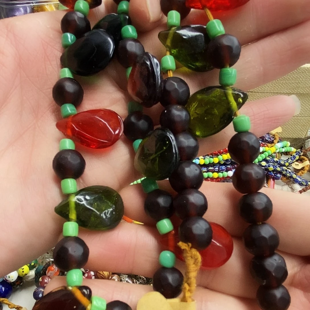 琉璃颈饰尼泊尔超大水滴