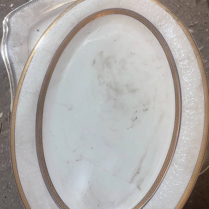 搪瓷微瑕疵一个鱼盘