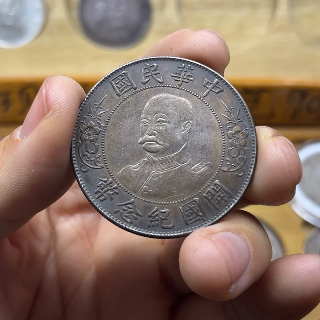 银Ag925平**淡现代真银工艺军阀币