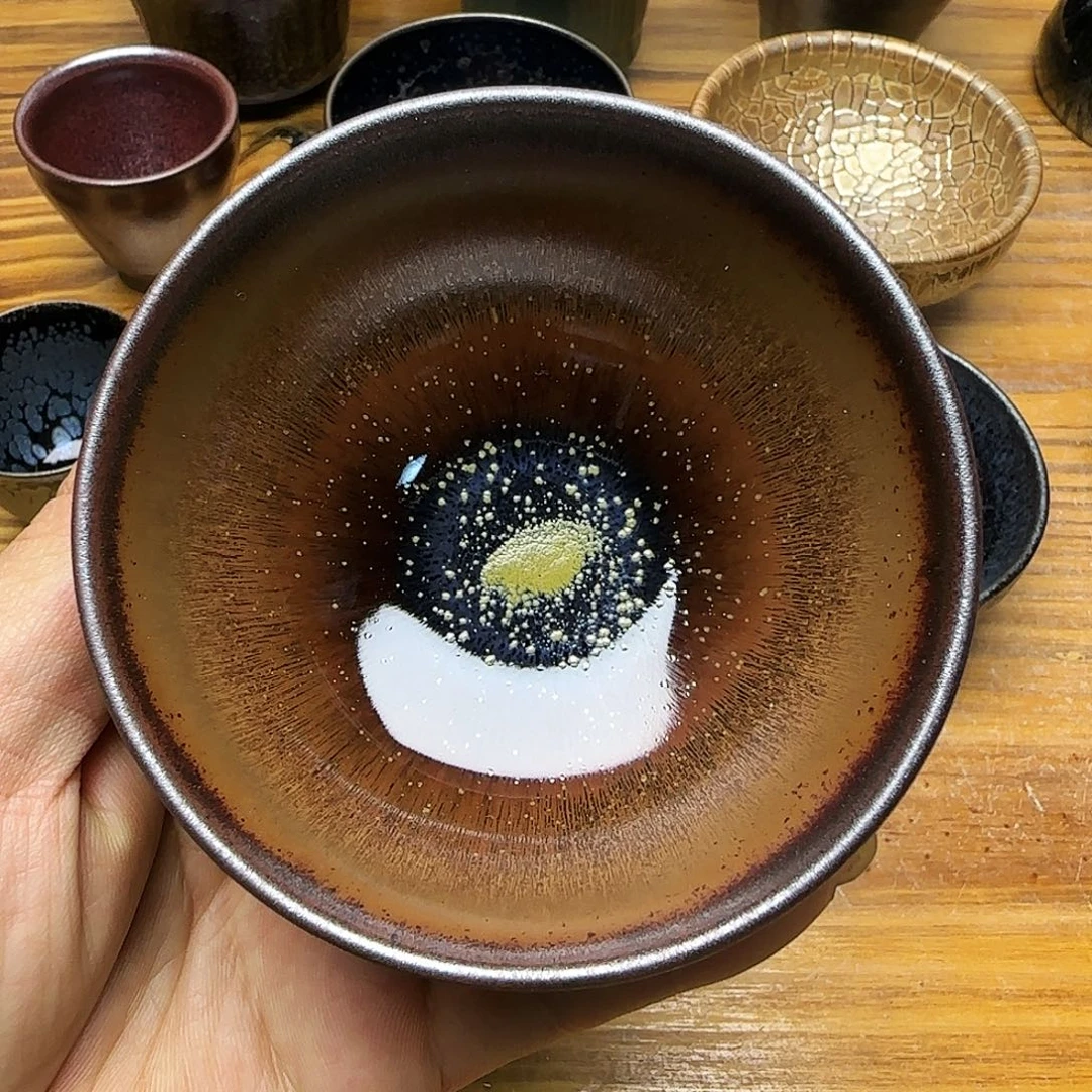茶盏建窑建盏茶器微瑕