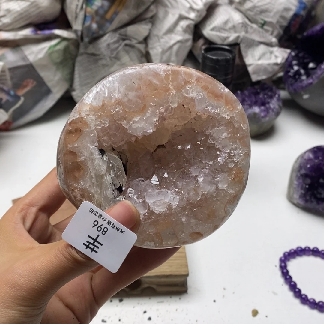 水晶未镶嵌珠宝半成品