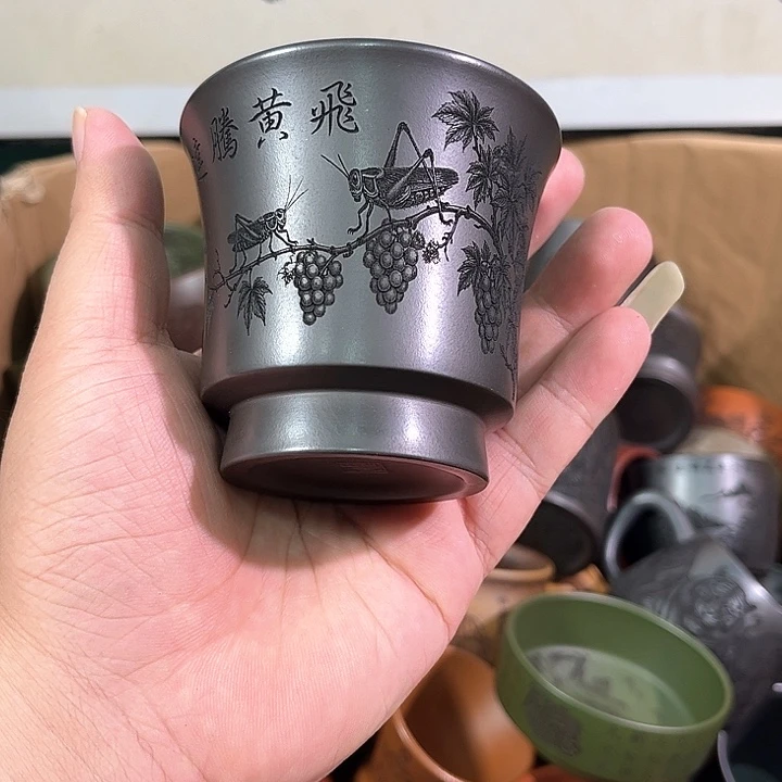 茶杯紫砂全手工紫砂主人杯