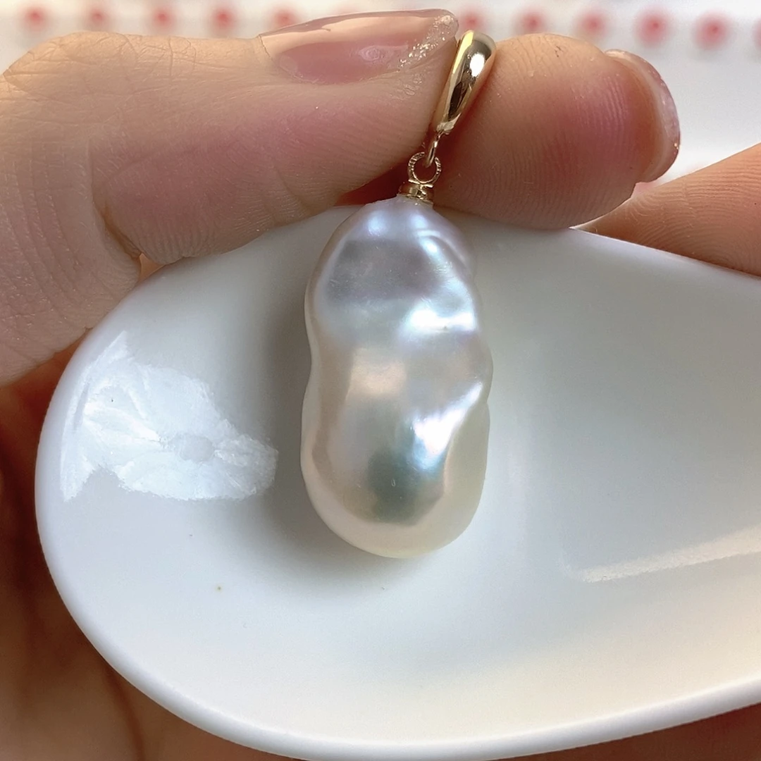 淡水珍珠颈饰银S925镶嵌