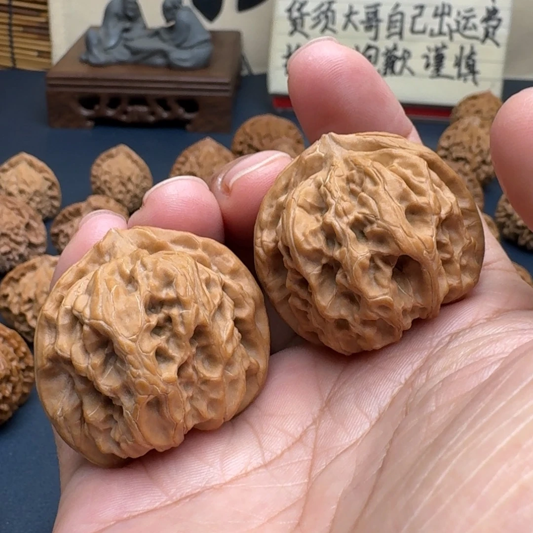 右***森核桃手串/手链文玩核桃麻核桃野生