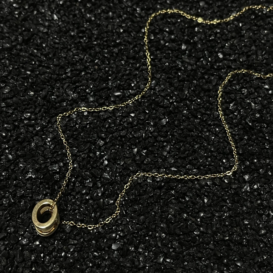 钛钢项链 岩朵饰品-2211-时尚项链-5