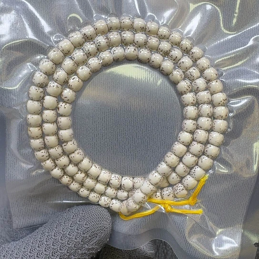 手串星月菩提7*6原生态大留白长串