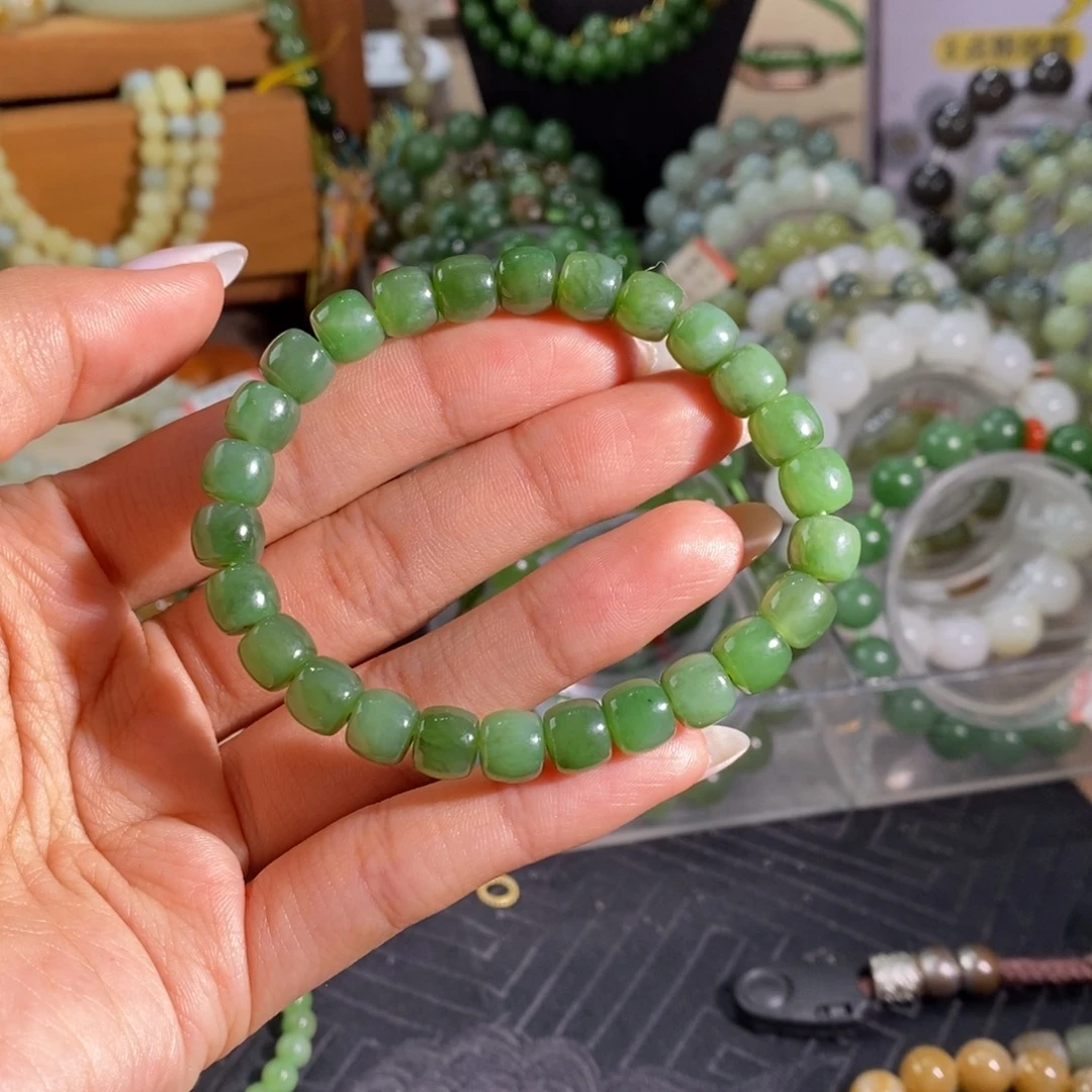 和田玉未镶嵌手链