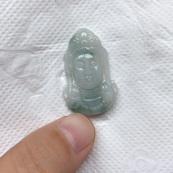 颈饰未镶嵌翡翠天然缅甸翡翠