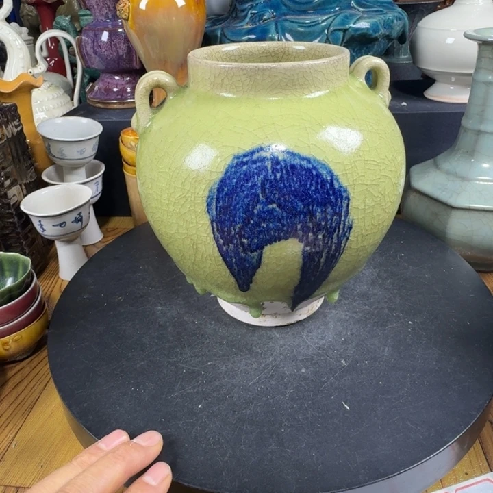玩***石瓷片器型美观精致大方