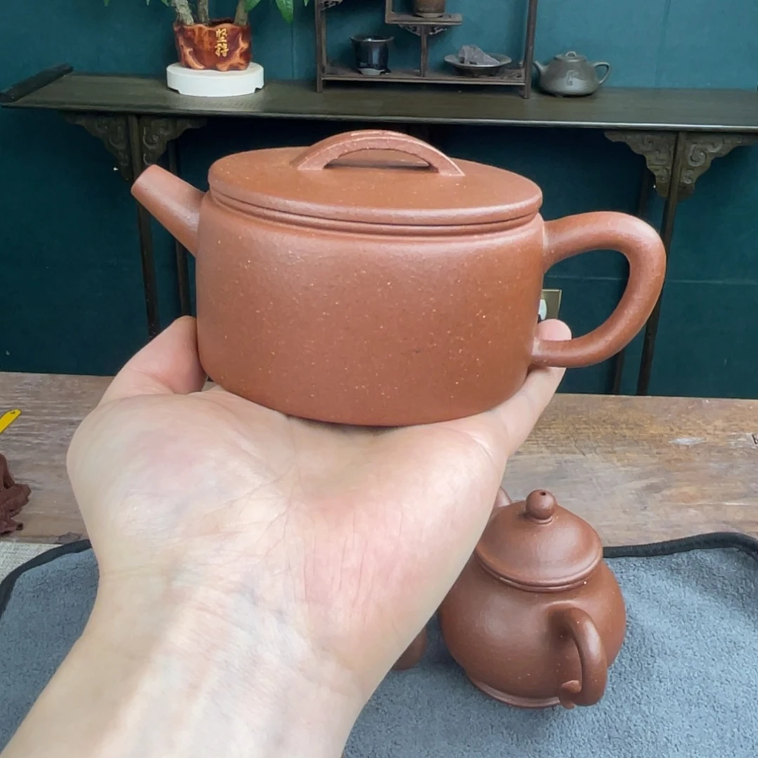 一***谦底槽青茶壶宜兴紫砂工艺