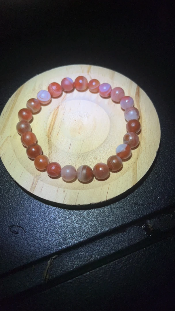 天然原矿玛瑙手串7