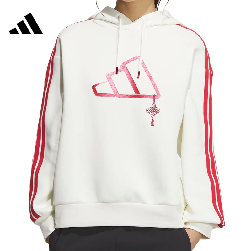 【流光风】adidas阿迪达斯女子运动休闲欧若风卫衣套头衫JZ1638