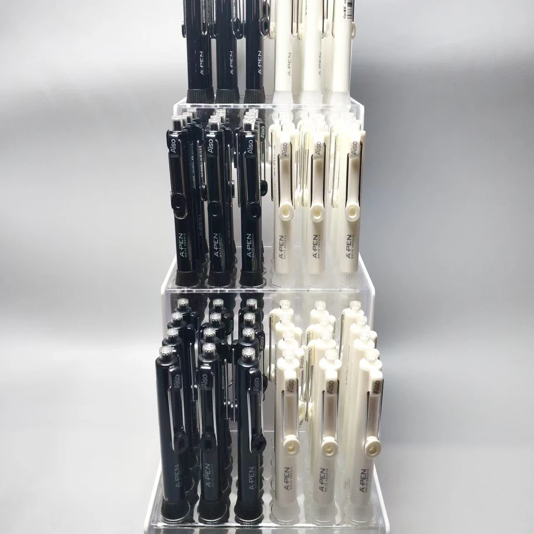 爱硕黑色0.5速干按动中性笔8811（笔杆颜色不挑）