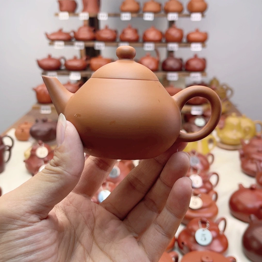 蓝***海茶壶紫砂鸡蛋黄剑梨120cc