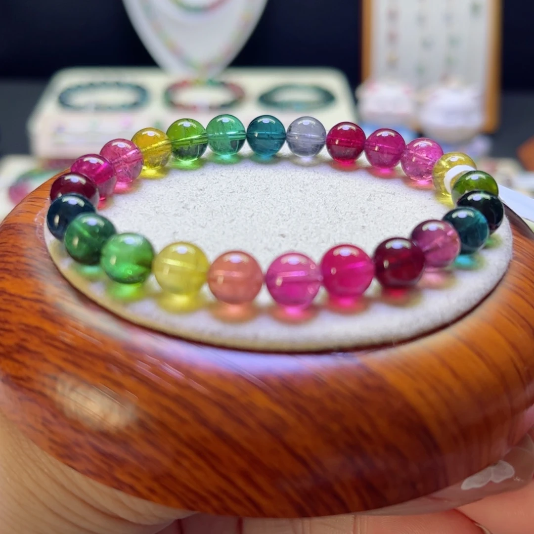 碧玺手链未镶嵌色标7.9mm