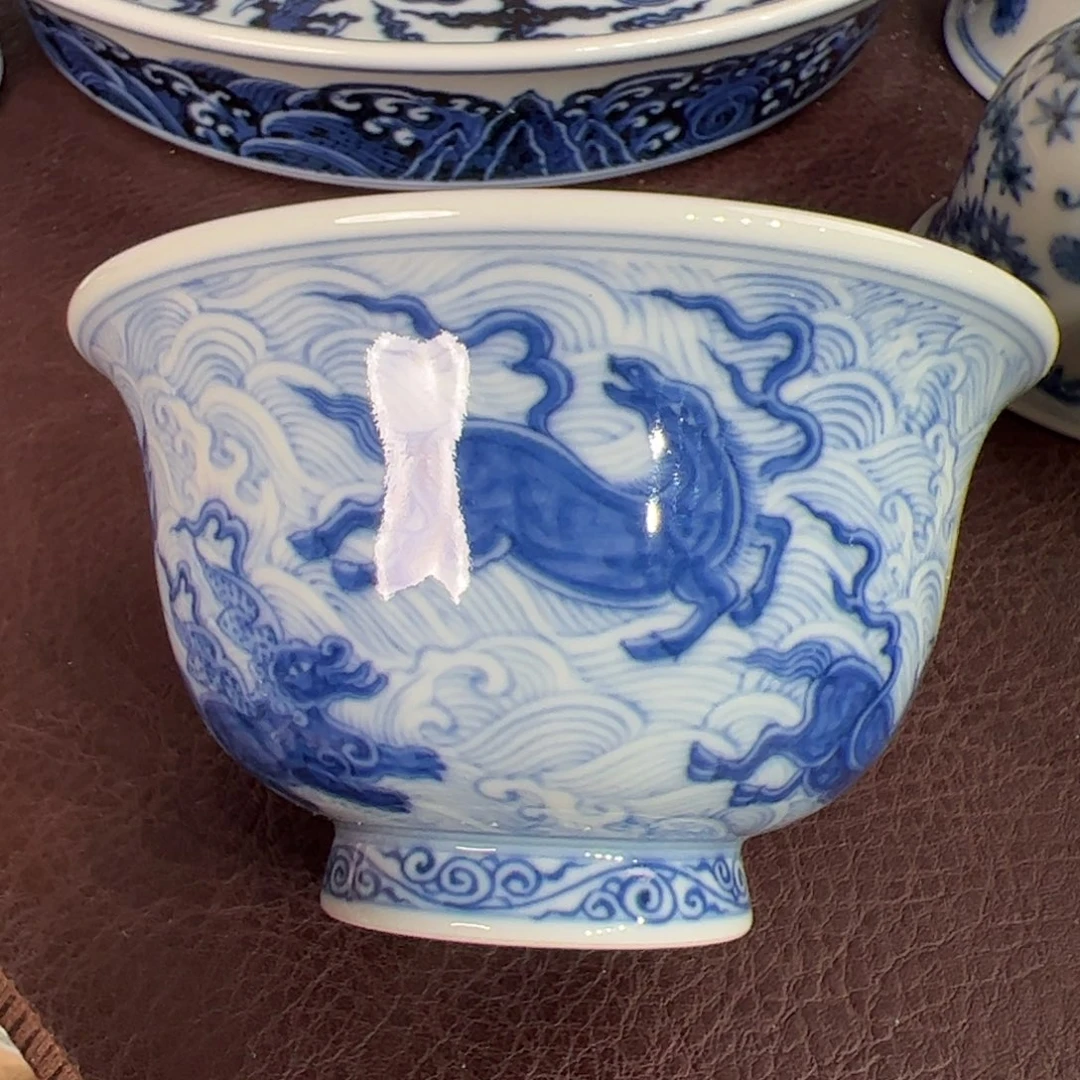 仿明成化海八怪压手杯