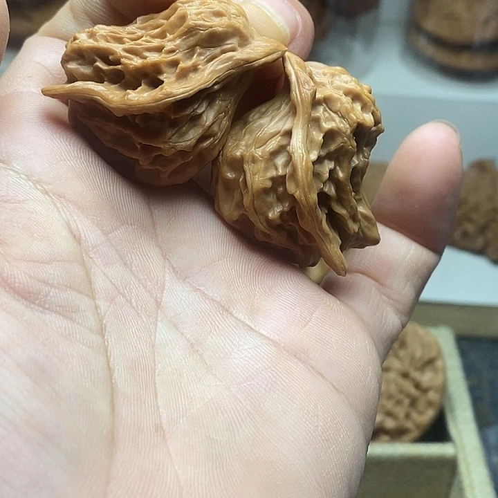 吊坠桃核盘山小鸟