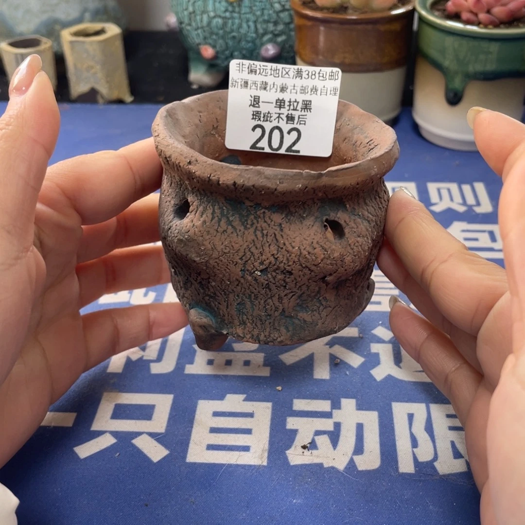 微瑕陶艺多肉花盆202