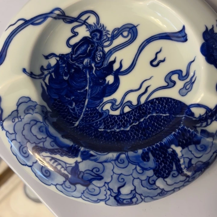 周***两景德镇手工手绘陶瓷